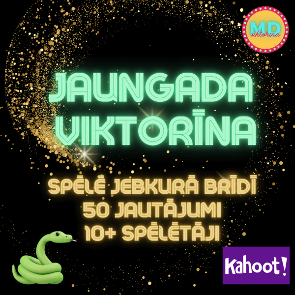 Jaungada Viktorīna 10+ personām